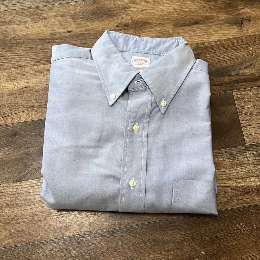 Brooks Brothers long sleeve dress shirt. Size 17-4/5